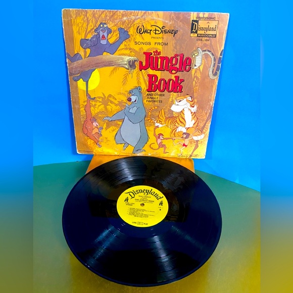 WALT DISNEY PRESENTS SONGS FROM THE JUNGLE BOOK DISNEYLAND VINYL RECORD 1967 - Picture 2 of 16